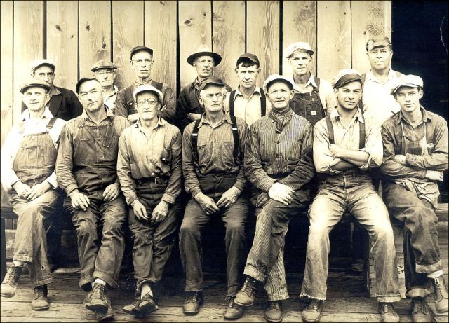 Cuadrilla de albañiles